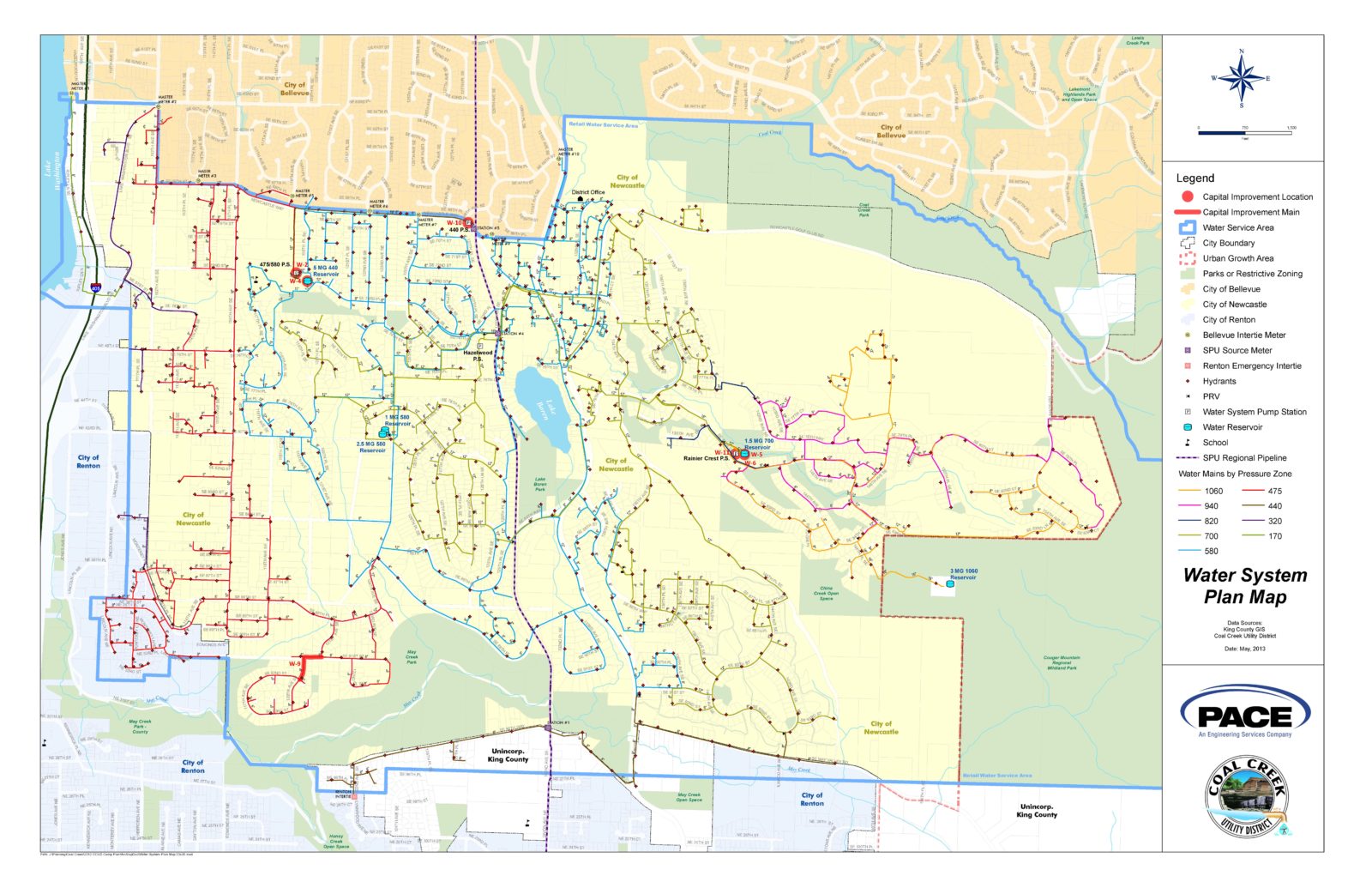 2013 Water & Sewer System Plan PACE Engineers, Inc.